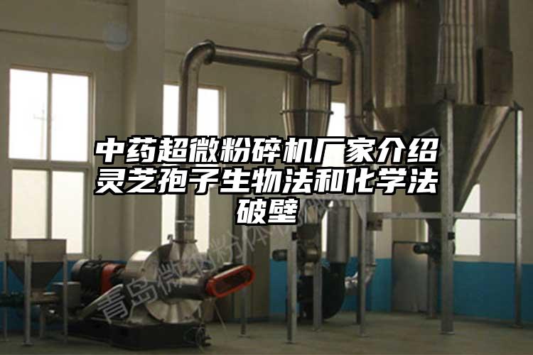 中藥超微青青草下载安装廠家介紹靈芝孢子生物法和化學法破壁